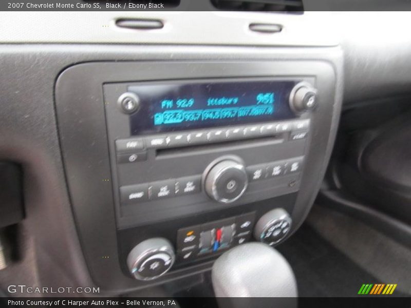 Black / Ebony Black 2007 Chevrolet Monte Carlo SS