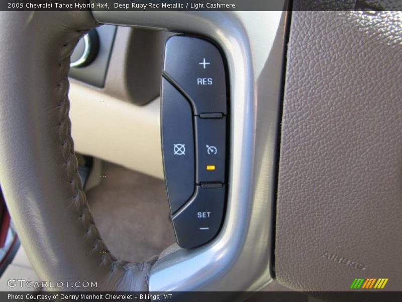 Deep Ruby Red Metallic / Light Cashmere 2009 Chevrolet Tahoe Hybrid 4x4