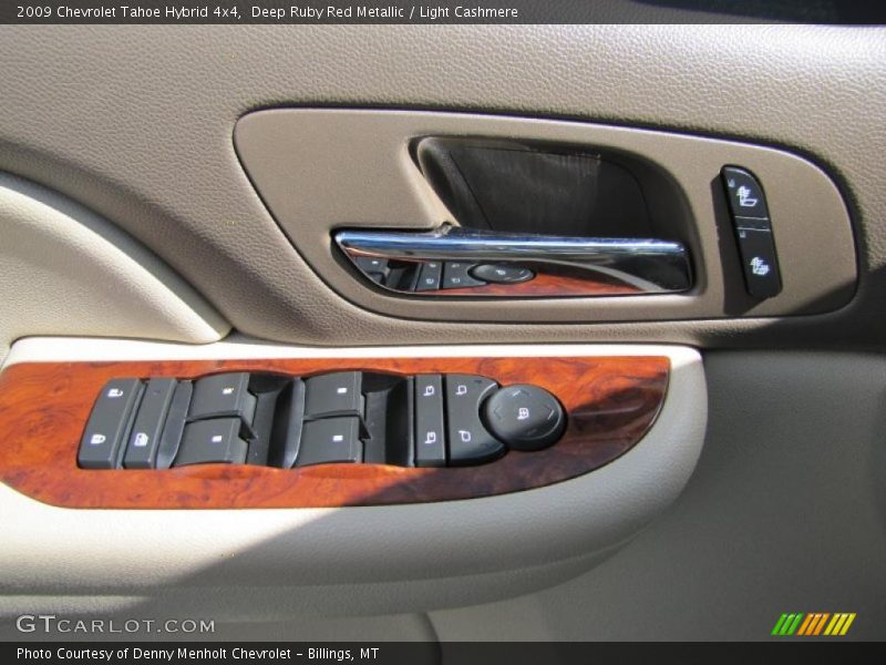 Deep Ruby Red Metallic / Light Cashmere 2009 Chevrolet Tahoe Hybrid 4x4