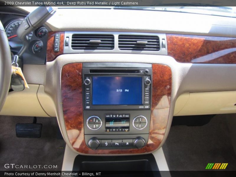 Deep Ruby Red Metallic / Light Cashmere 2009 Chevrolet Tahoe Hybrid 4x4