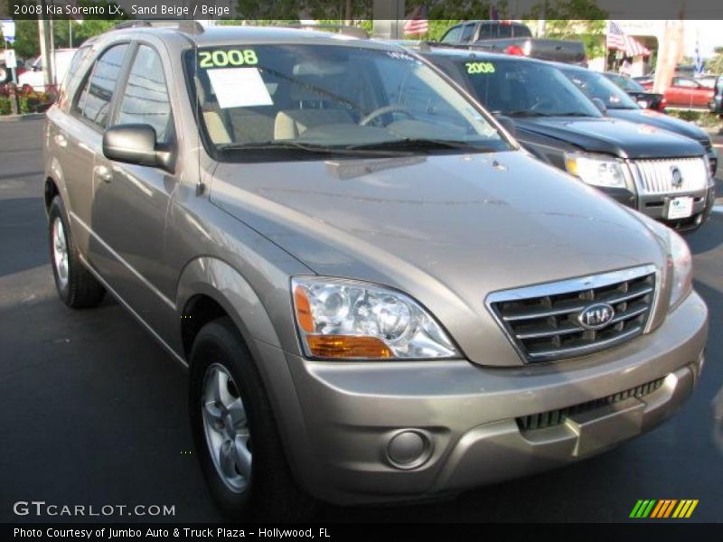 Sand Beige / Beige 2008 Kia Sorento LX