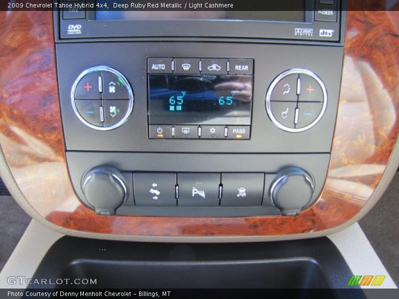 Deep Ruby Red Metallic / Light Cashmere 2009 Chevrolet Tahoe Hybrid 4x4