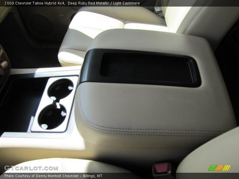 Deep Ruby Red Metallic / Light Cashmere 2009 Chevrolet Tahoe Hybrid 4x4