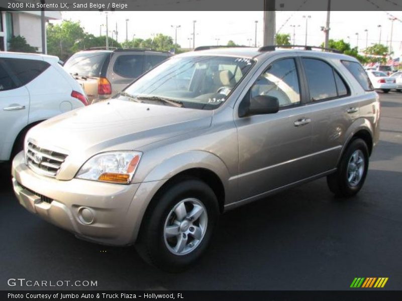 Sand Beige / Beige 2008 Kia Sorento LX