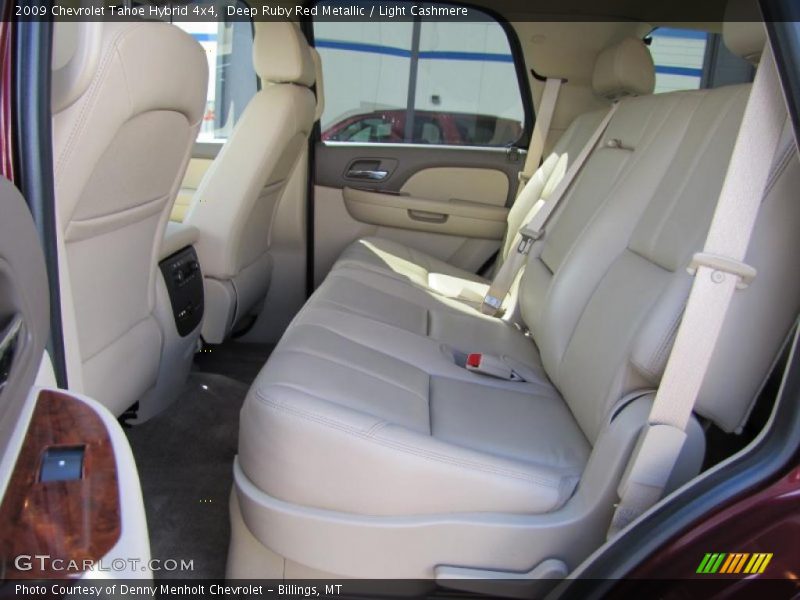 Deep Ruby Red Metallic / Light Cashmere 2009 Chevrolet Tahoe Hybrid 4x4