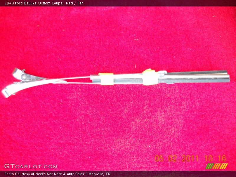 Red / Tan 1940 Ford DeLuxe Custom Coupe