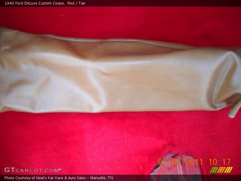 Red / Tan 1940 Ford DeLuxe Custom Coupe