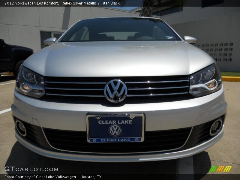 Reflex Silver Metallic / Titan Black 2012 Volkswagen Eos Komfort