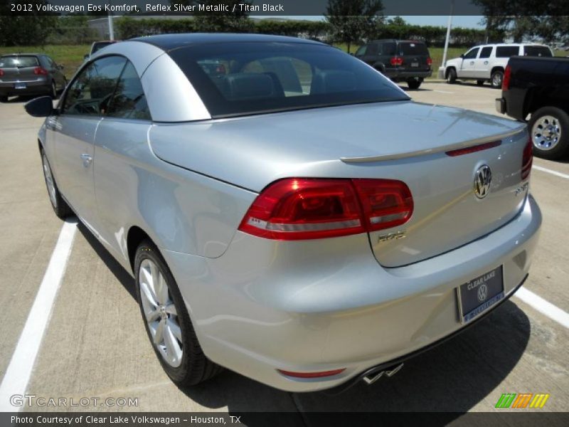 Reflex Silver Metallic / Titan Black 2012 Volkswagen Eos Komfort