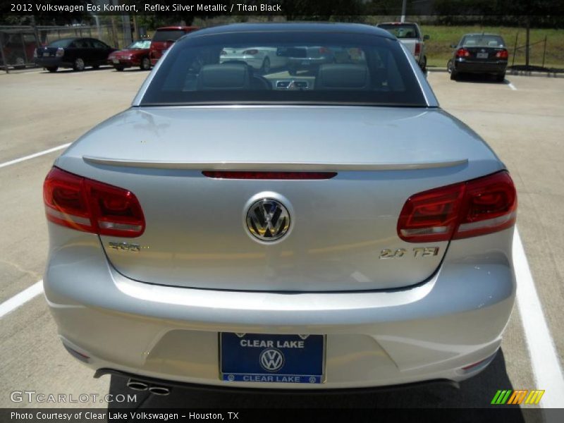 Reflex Silver Metallic / Titan Black 2012 Volkswagen Eos Komfort