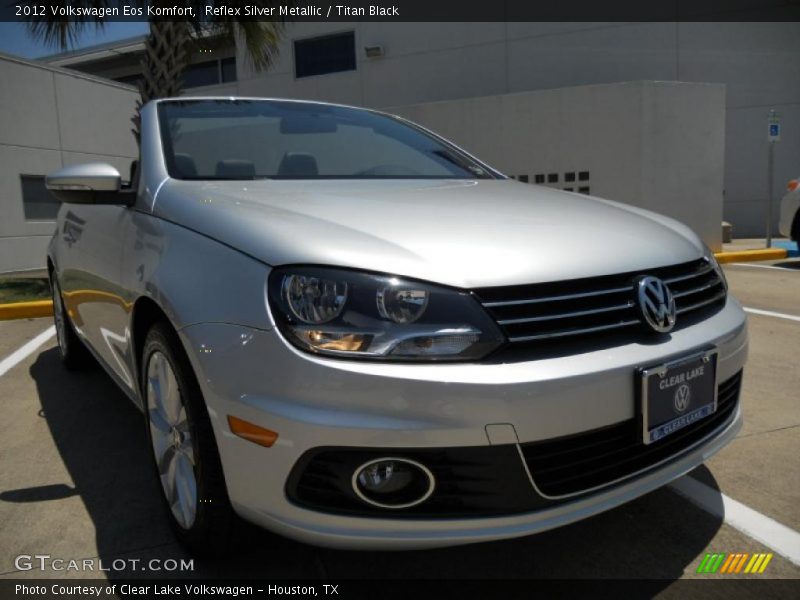 Reflex Silver Metallic / Titan Black 2012 Volkswagen Eos Komfort