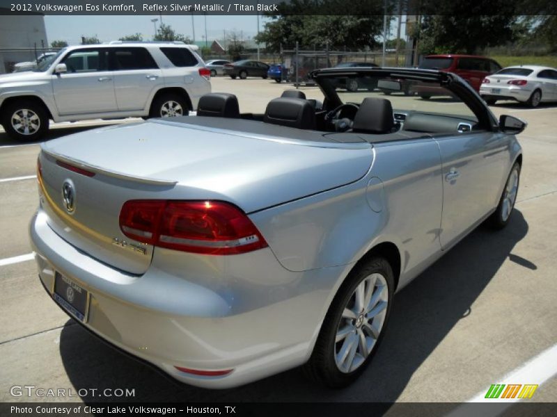 Reflex Silver Metallic / Titan Black 2012 Volkswagen Eos Komfort