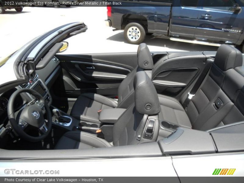 Reflex Silver Metallic / Titan Black 2012 Volkswagen Eos Komfort
