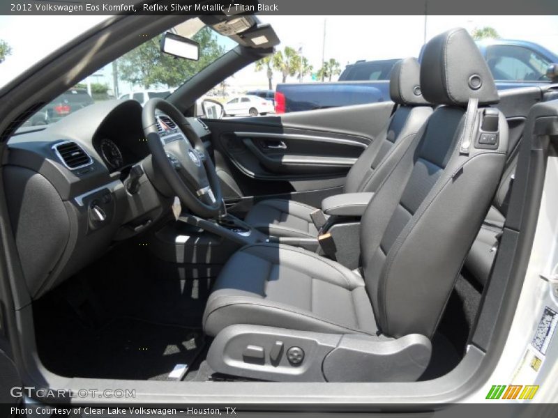 Reflex Silver Metallic / Titan Black 2012 Volkswagen Eos Komfort