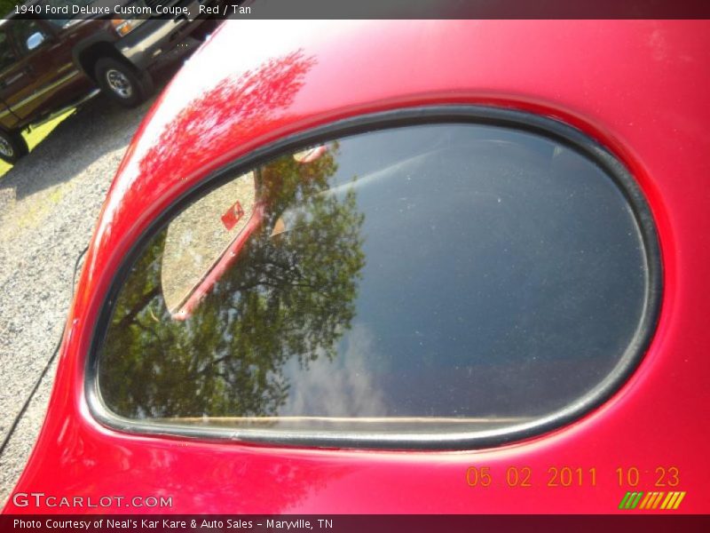 Red / Tan 1940 Ford DeLuxe Custom Coupe