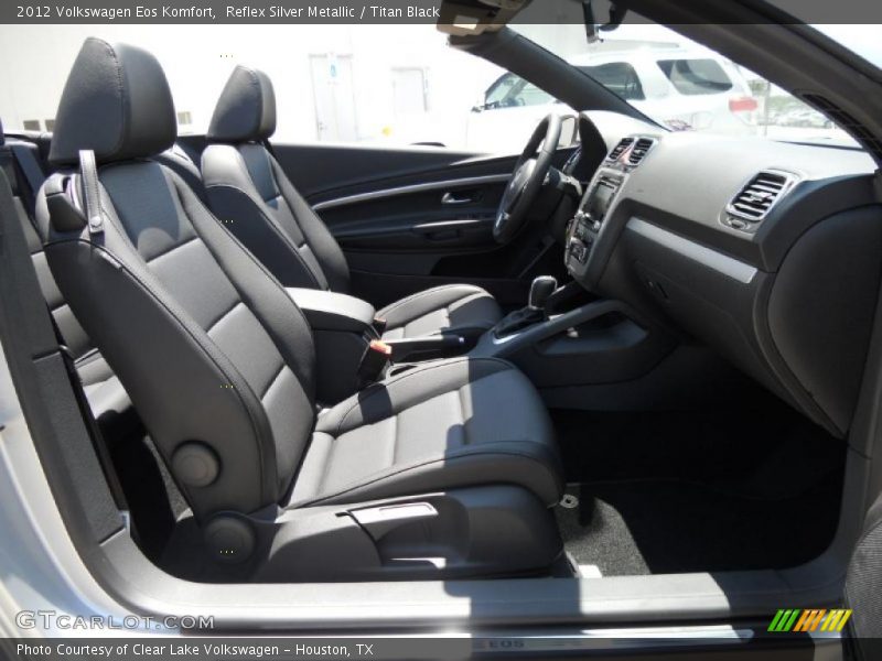 Reflex Silver Metallic / Titan Black 2012 Volkswagen Eos Komfort