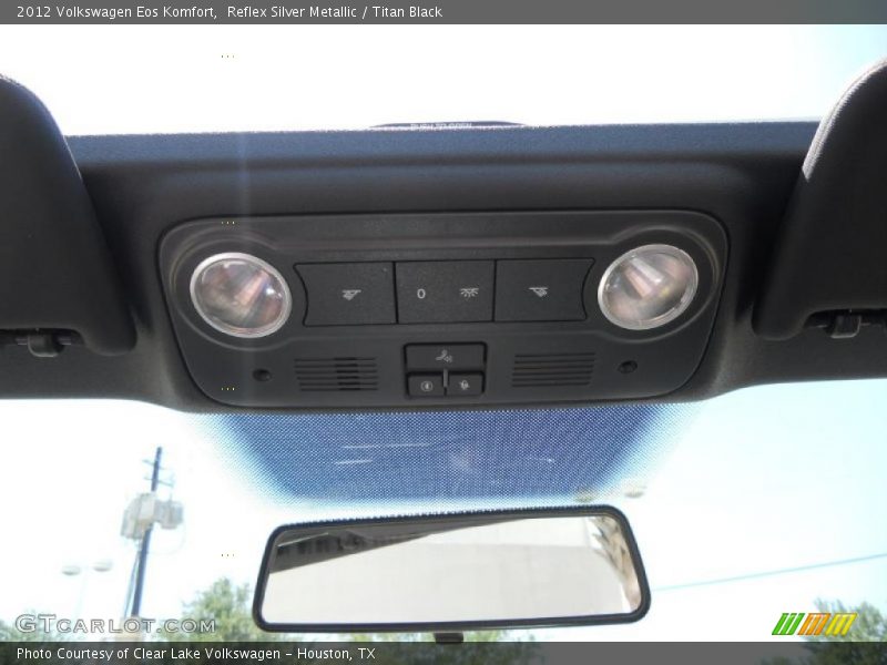 Reflex Silver Metallic / Titan Black 2012 Volkswagen Eos Komfort