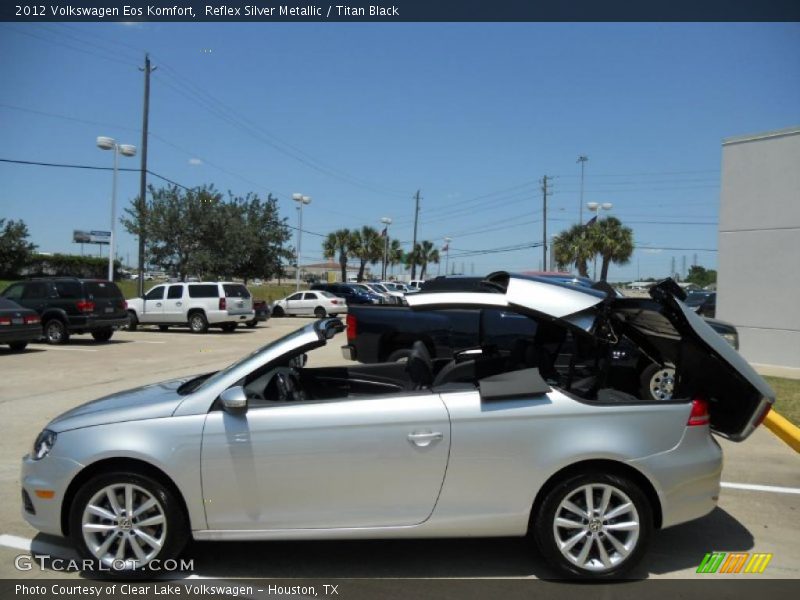 Reflex Silver Metallic / Titan Black 2012 Volkswagen Eos Komfort