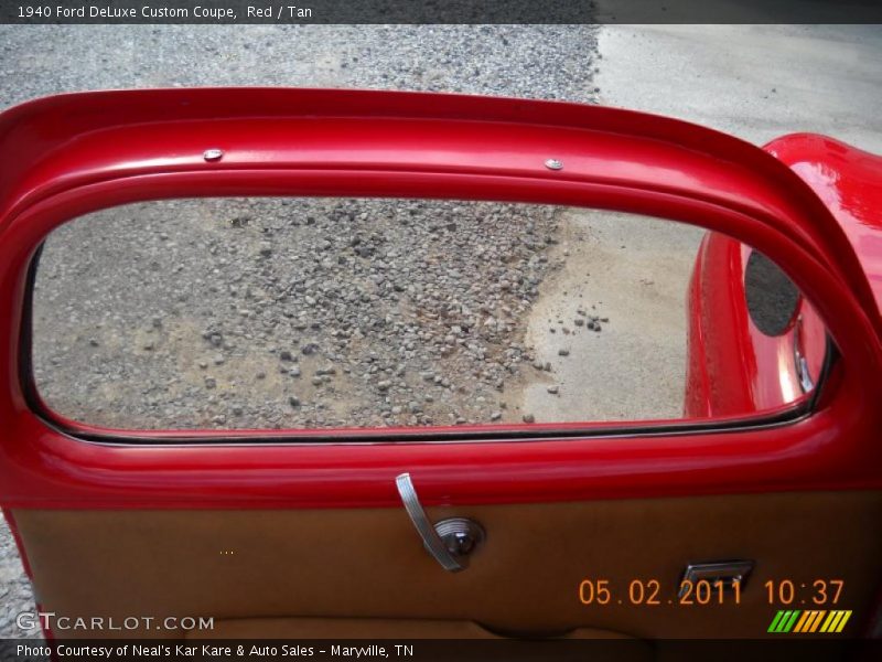 Red / Tan 1940 Ford DeLuxe Custom Coupe