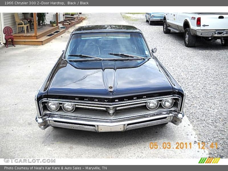 Black / Black 1966 Chrysler 300 2-Door Hardtop