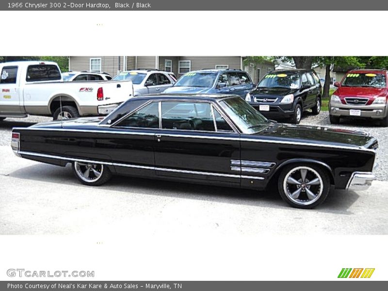 Black / Black 1966 Chrysler 300 2-Door Hardtop