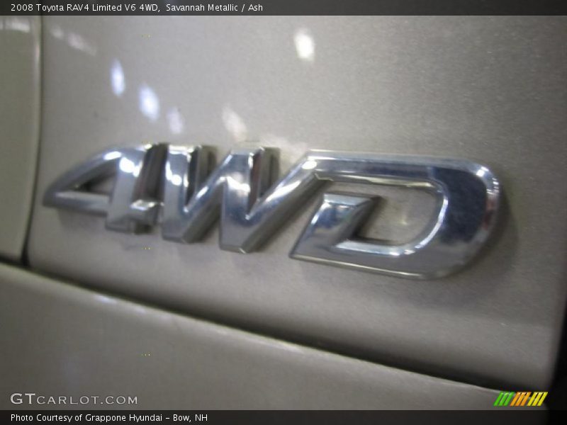 Savannah Metallic / Ash 2008 Toyota RAV4 Limited V6 4WD