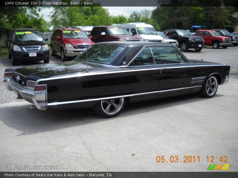 Black / Black 1966 Chrysler 300 2-Door Hardtop