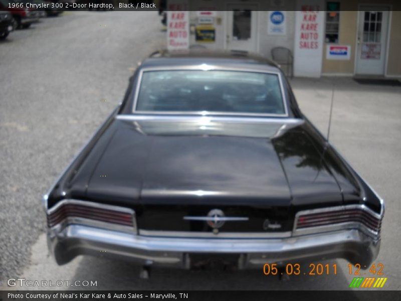 Black / Black 1966 Chrysler 300 2-Door Hardtop