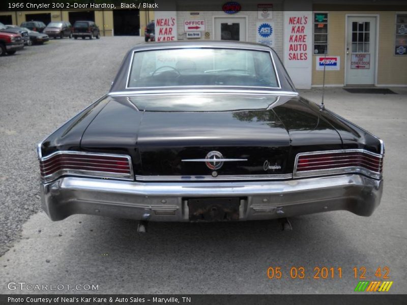 Black / Black 1966 Chrysler 300 2-Door Hardtop