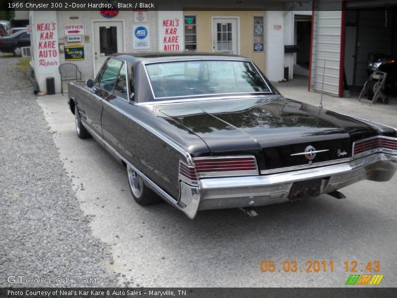 Black / Black 1966 Chrysler 300 2-Door Hardtop