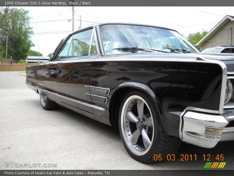 Black / Black 1966 Chrysler 300 2-Door Hardtop