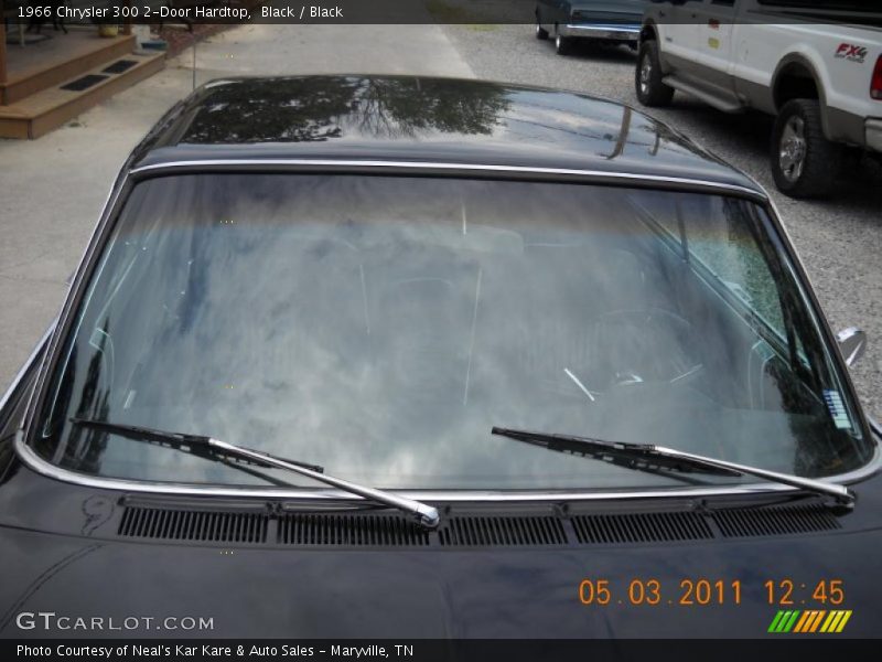 Black / Black 1966 Chrysler 300 2-Door Hardtop