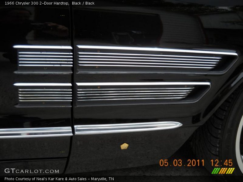Black / Black 1966 Chrysler 300 2-Door Hardtop