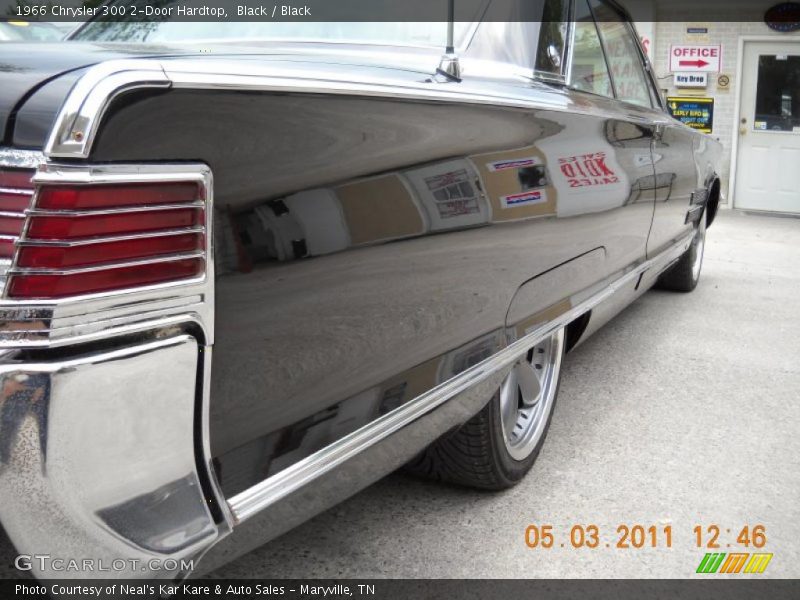 Black / Black 1966 Chrysler 300 2-Door Hardtop