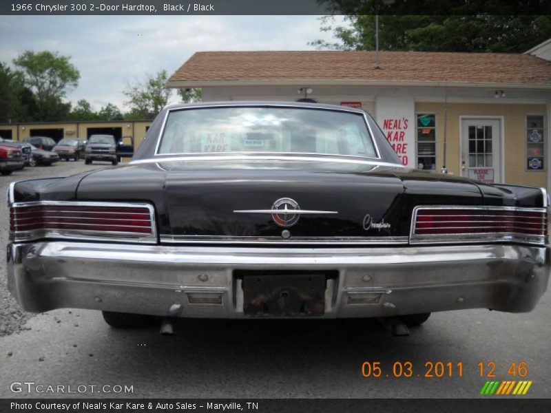 Black / Black 1966 Chrysler 300 2-Door Hardtop