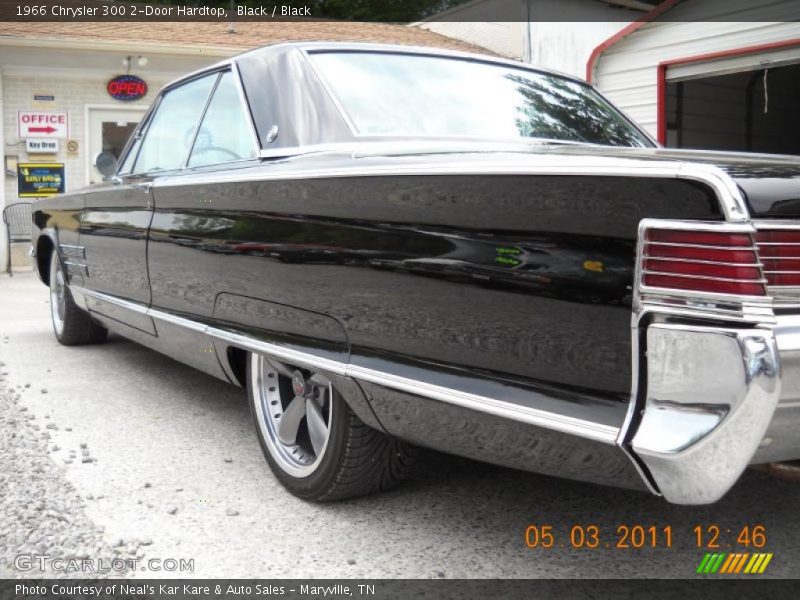 Black / Black 1966 Chrysler 300 2-Door Hardtop