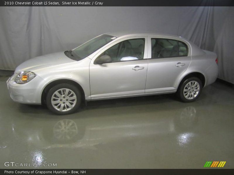 Silver Ice Metallic / Gray 2010 Chevrolet Cobalt LS Sedan