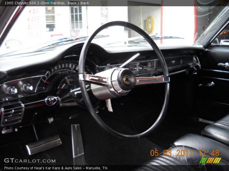 Black Interior - 1966 300 2-Door Hardtop 