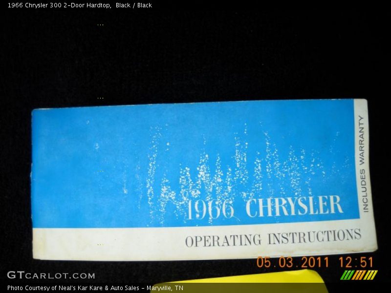 Books/Manuals of 1966 300 2-Door Hardtop