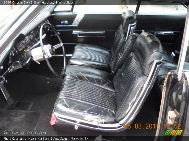  1966 300 2-Door Hardtop Black Interior