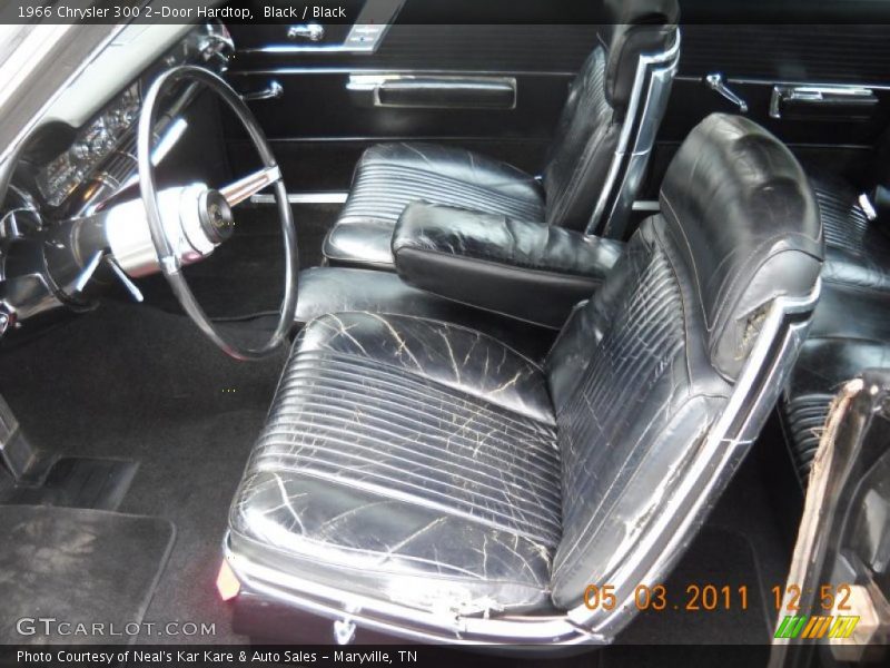  1966 300 2-Door Hardtop Black Interior