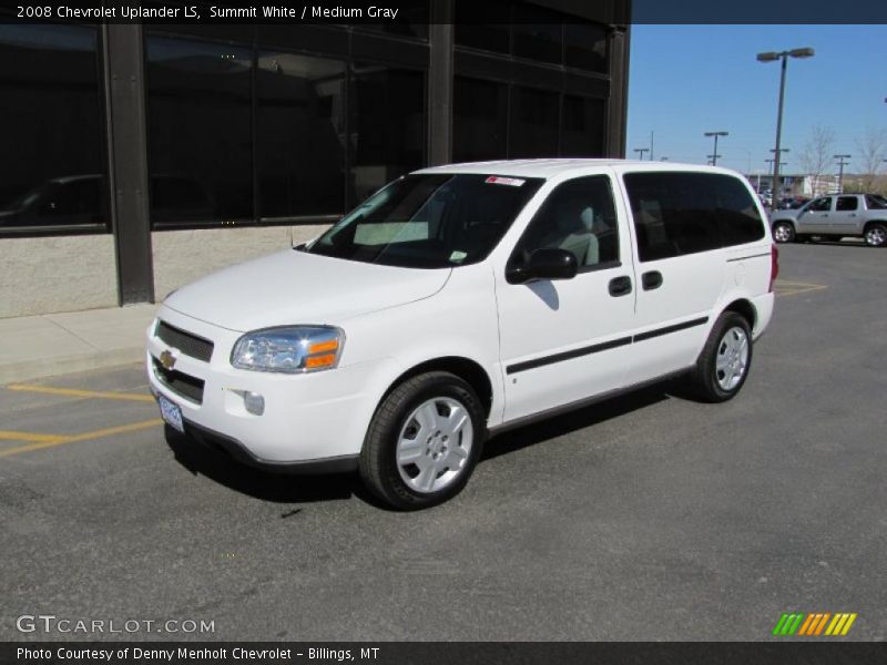 Summit White / Medium Gray 2008 Chevrolet Uplander LS