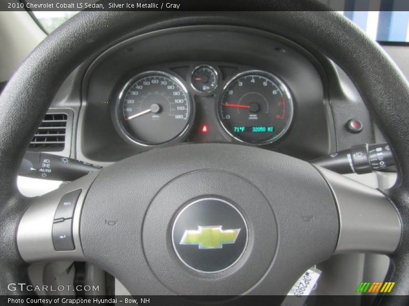 Silver Ice Metallic / Gray 2010 Chevrolet Cobalt LS Sedan