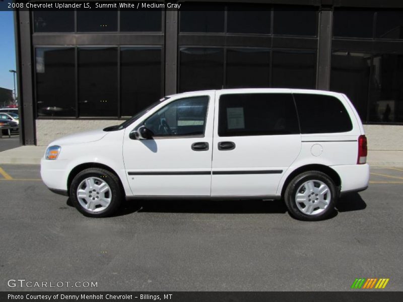 Summit White / Medium Gray 2008 Chevrolet Uplander LS