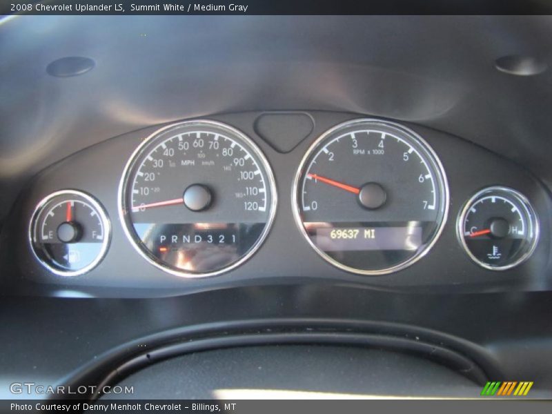 Summit White / Medium Gray 2008 Chevrolet Uplander LS