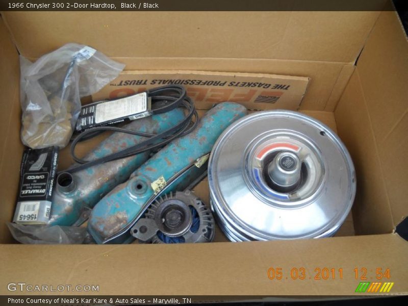 Black / Black 1966 Chrysler 300 2-Door Hardtop