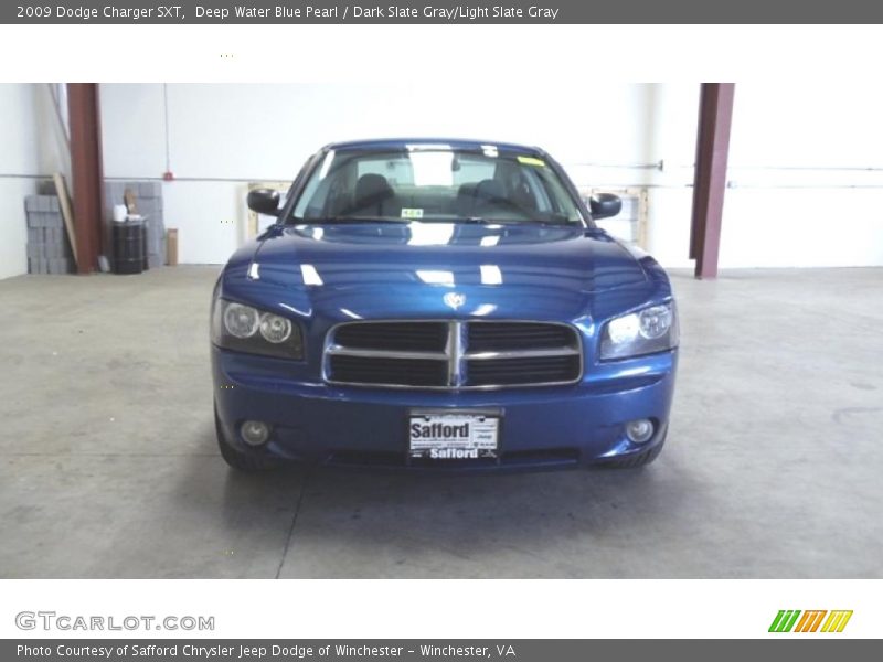 Deep Water Blue Pearl / Dark Slate Gray/Light Slate Gray 2009 Dodge Charger SXT