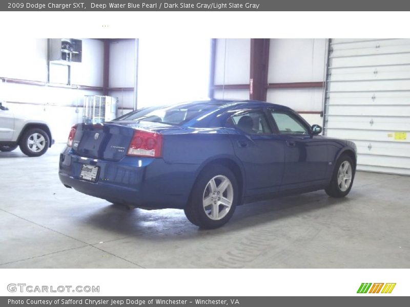 Deep Water Blue Pearl / Dark Slate Gray/Light Slate Gray 2009 Dodge Charger SXT