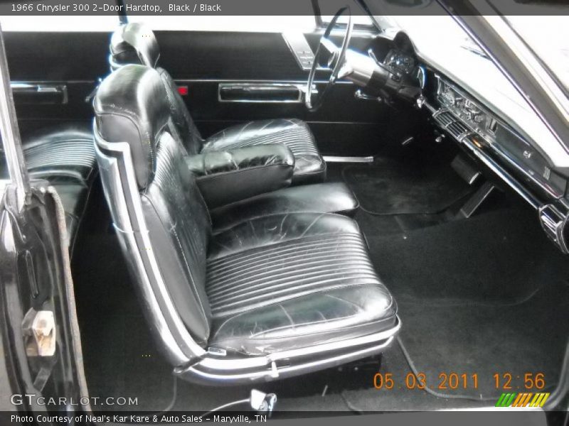  1966 300 2-Door Hardtop Black Interior