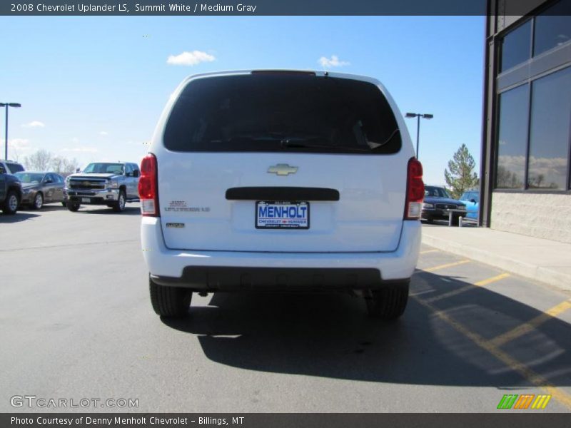 Summit White / Medium Gray 2008 Chevrolet Uplander LS